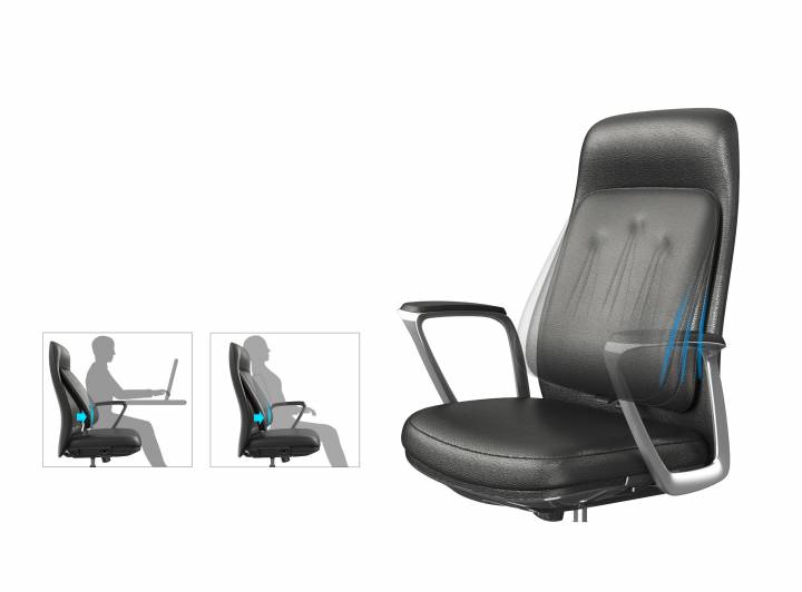 頂腰辦(bàn)公(gōng)，正确坐(zuò)姿